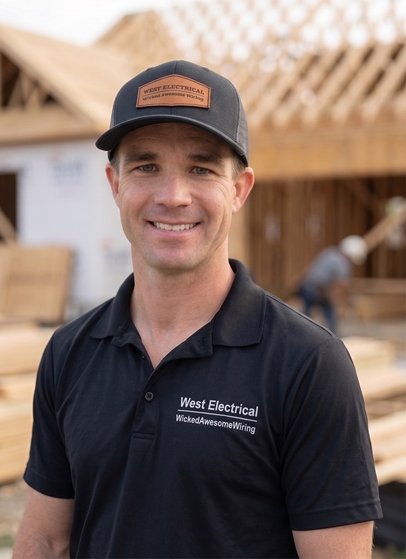 Jeff West, owner of West Electrical Installers, Raleigh NC